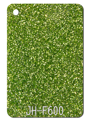 10MM Táo dày màu xanh lá cây long lanh Tấm acrylic Trang chủ Hoa tai Trang trí ánh sáng