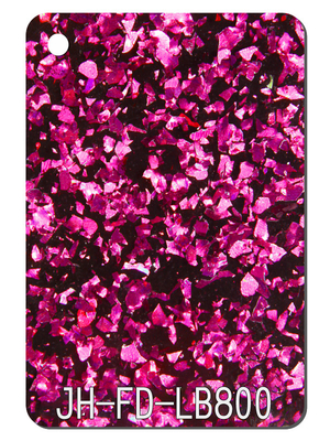 4ftx8ft Rose Red Black Chunky Glitter Acrylic Sheet Trang trí cửa tủ bếp