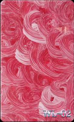 Red Whirlpool Perspex Cast Acrylic Tấm nhựa Nội thất Thủ công mỹ nghệ Chống chịu thời tiết