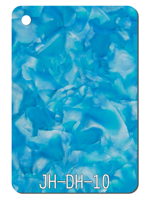 Kết cấu cánh hoa màu xanh có hoa văn Tấm nhựa acrylic PMMA Nắp đèn trang trí