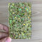 Flake Glitter Plexiglass Tấm cắt theo kích thước Chunky Green dàn diễn viên Acrylic 1040x620mm